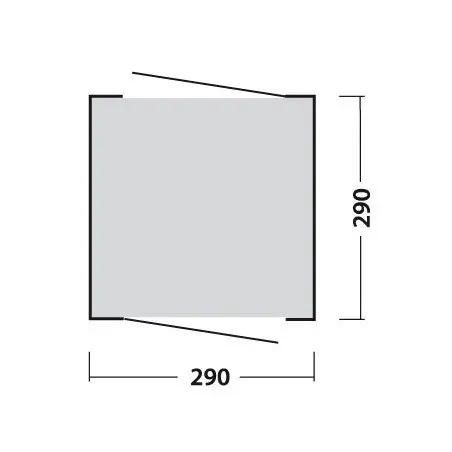 Pavilon nappali sátor - 290 x 290 x 200 cm