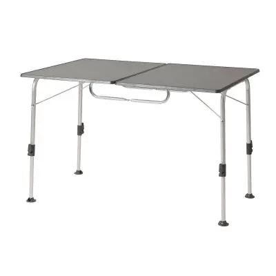 Kempingový stolík Stabilic Twin - antracit, 120 x 80 cm