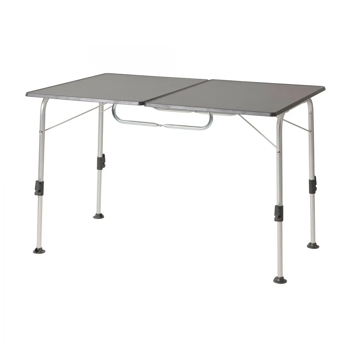 Kempingový stolík Stabilic Twin - antracit, 120 x 80 cm