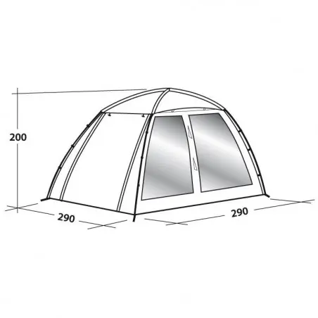 Pavilón Daytent - 290 x 290 x 200 cm