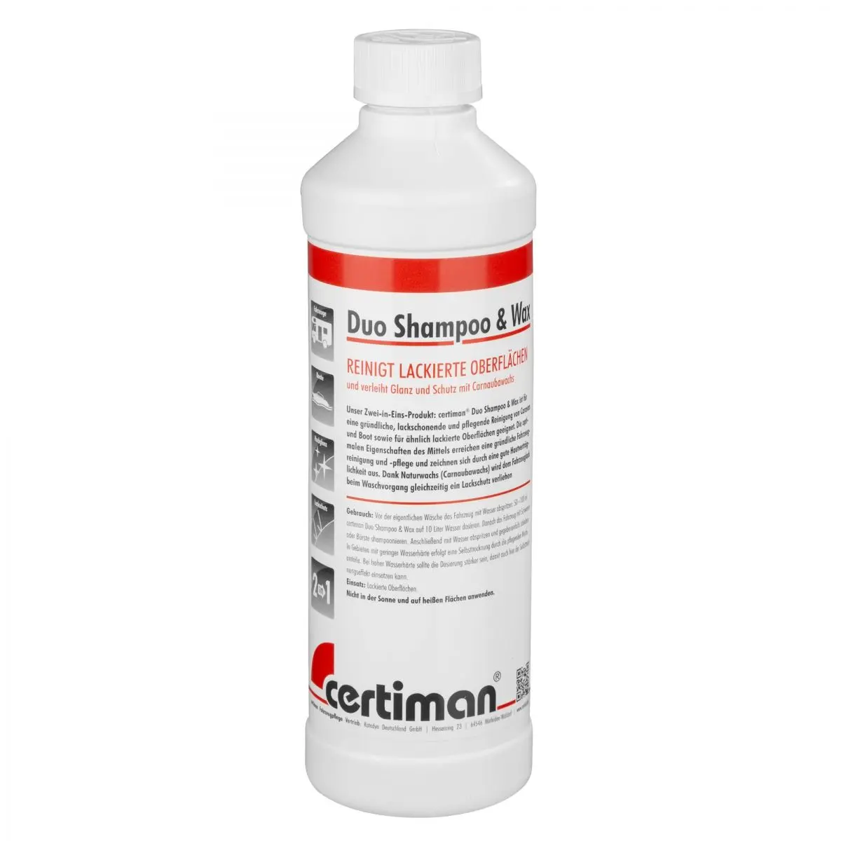 Duo șampon și ceară concentrată - 500 ml