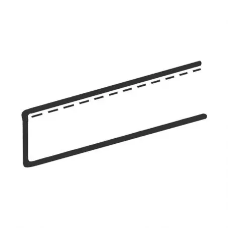 Conductă încorporată 6m x 5mm pentru panoul frontal, cu flanșă