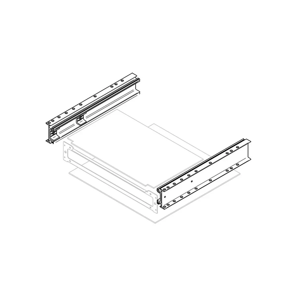 Cadru de montaj Thule Slide-Out Step V14 12V 550