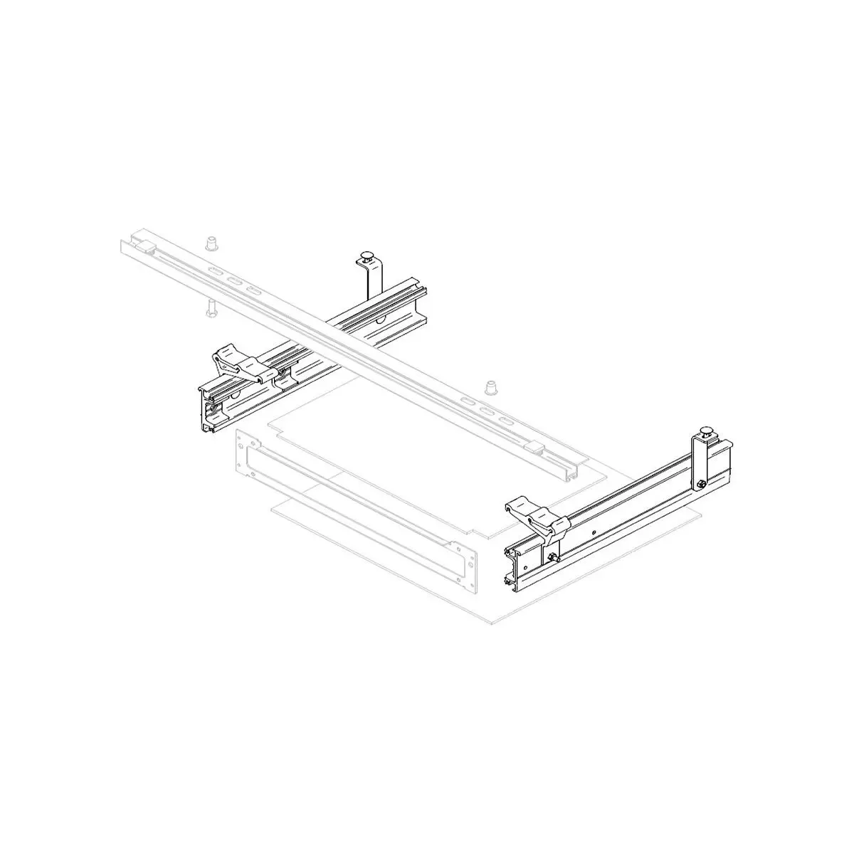 Szerelőkeret Thule Slide-Out V16 Ducato 400