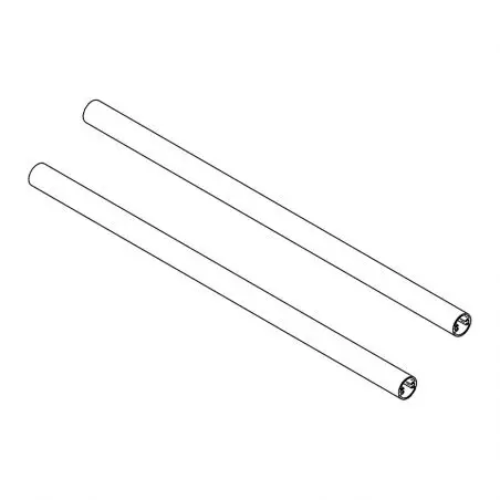 Rámové pripojenie Omnistep 12V dvojité 440 Alu, 2 ks