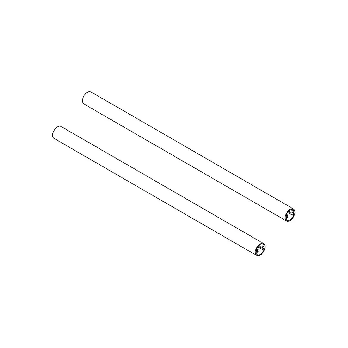 Conexiune cadru Omnistep 12V dublu 500 Alu, 2 buc