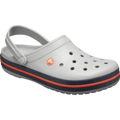 Crocband Clogs svetlosivá / námornícka, veľkosť 41/42