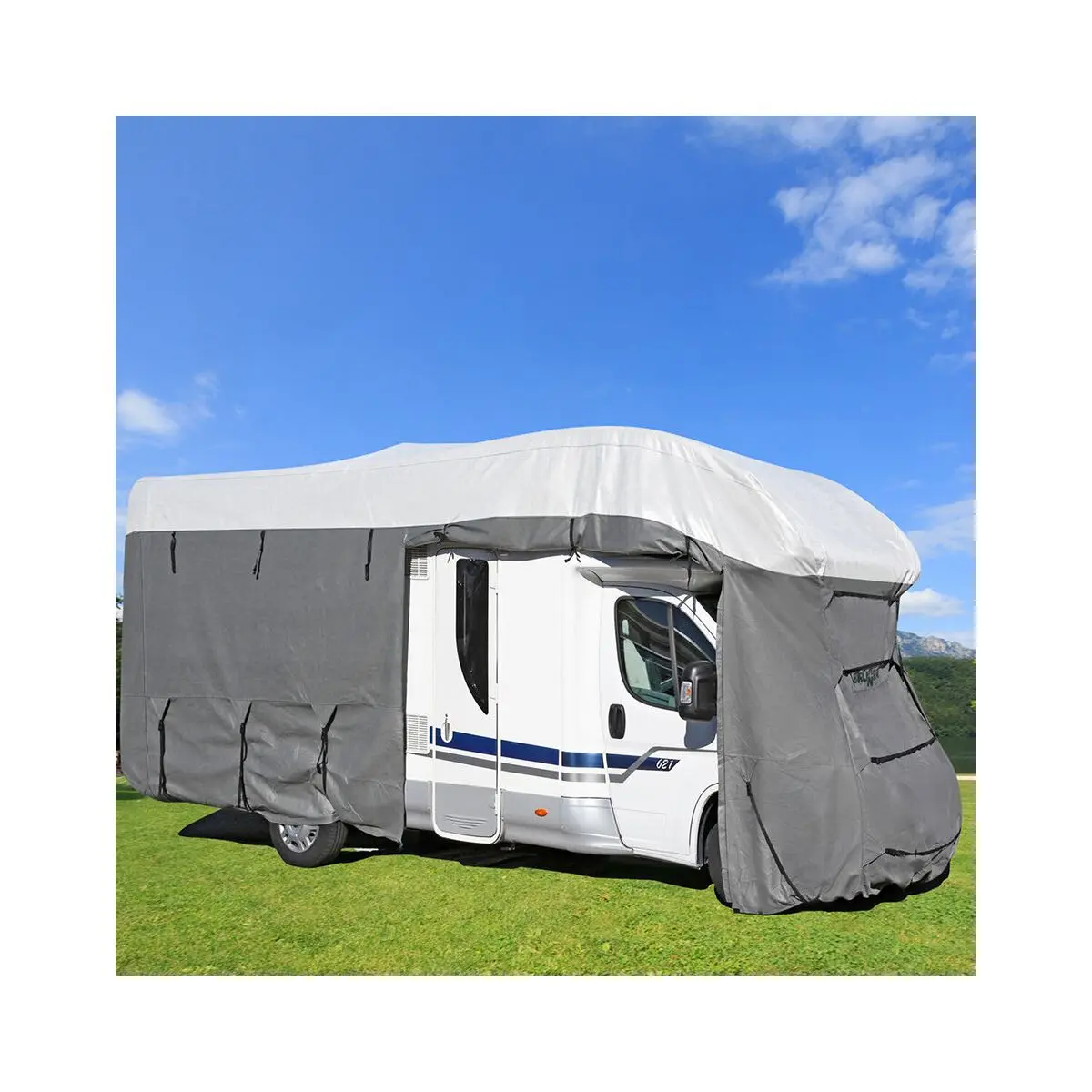Ochranný kryt na obytný automobil 12M, 600-650 x 240 x 270 cm