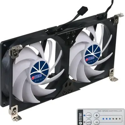 Ventilator dublu pentru frigider Titan SC22, 120 mm