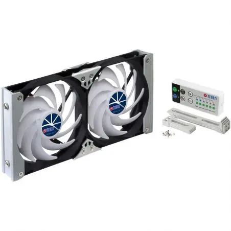 Dvojitý ventilátor do chladničky Titan SC20, 120 mm