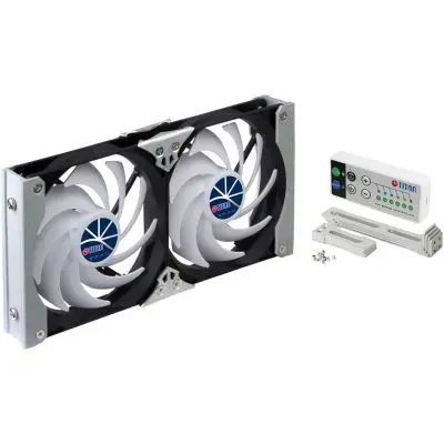 Dvojitý ventilátor do chladničky Titan SC20, 140 mm