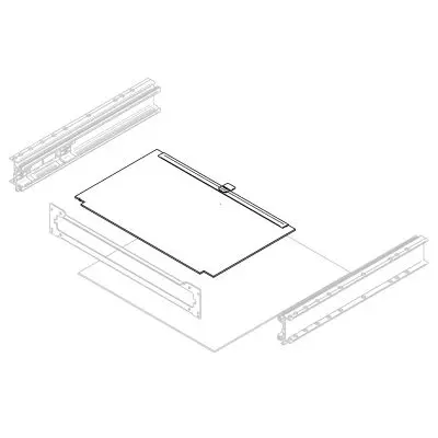 Placă de acoperire deasupra lui Thule Slide-Out V19 Crafter 400