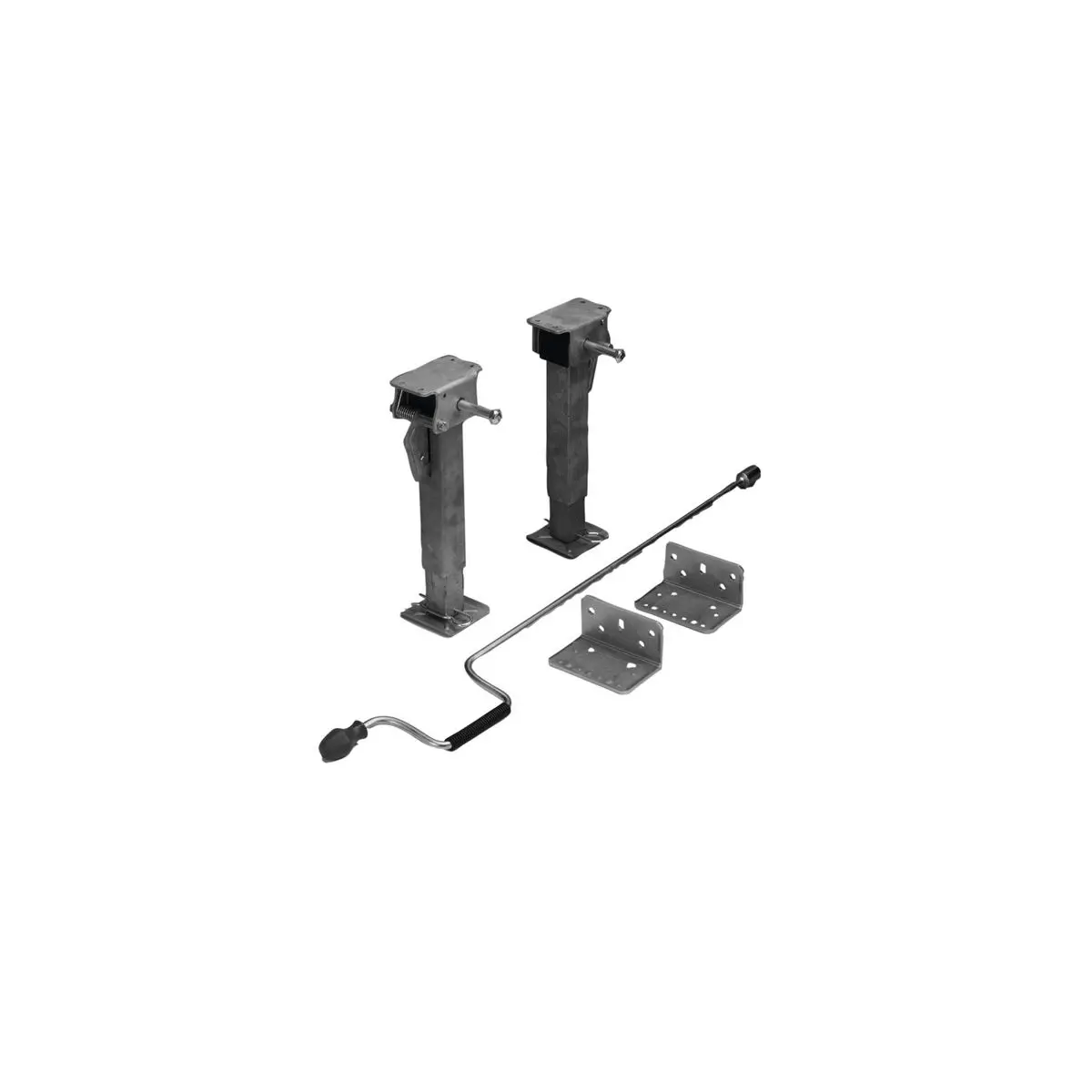 Univerzálna podpera kľuky 290-490 mm, nosnosť 500 kg/podpora, 1 pár