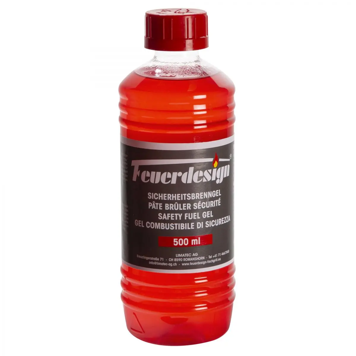 Varianta de foc cu pastă combustibilă - sticlă de 500 ml