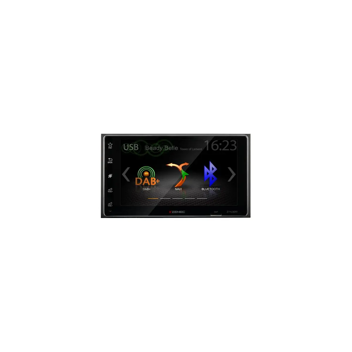 Z-N328 naviceiver 2DIN android DAB+,USB, Spotify