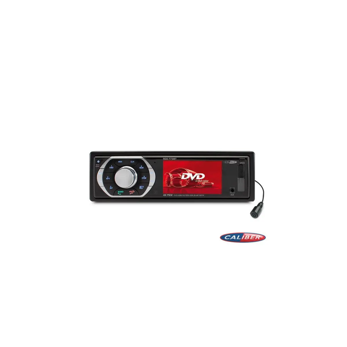RDD773BT autorádio 4x75W DVD/BT/ USB/SD  FM/AM