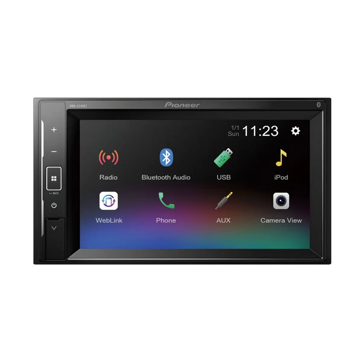 DMH-A240BT 2DIN rádio 6,2 display, BT, USB