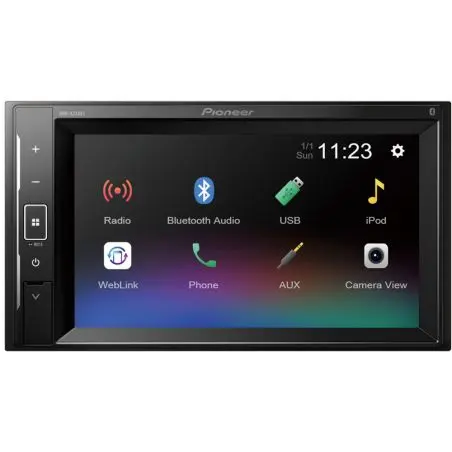DMH-A240BT 2DIN rádio 6,2 display, BT, USB