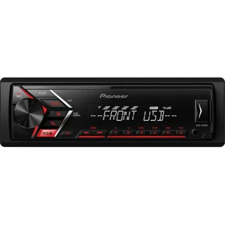 MVH-S100UI 4x50W USB AUX autorádio červené p.