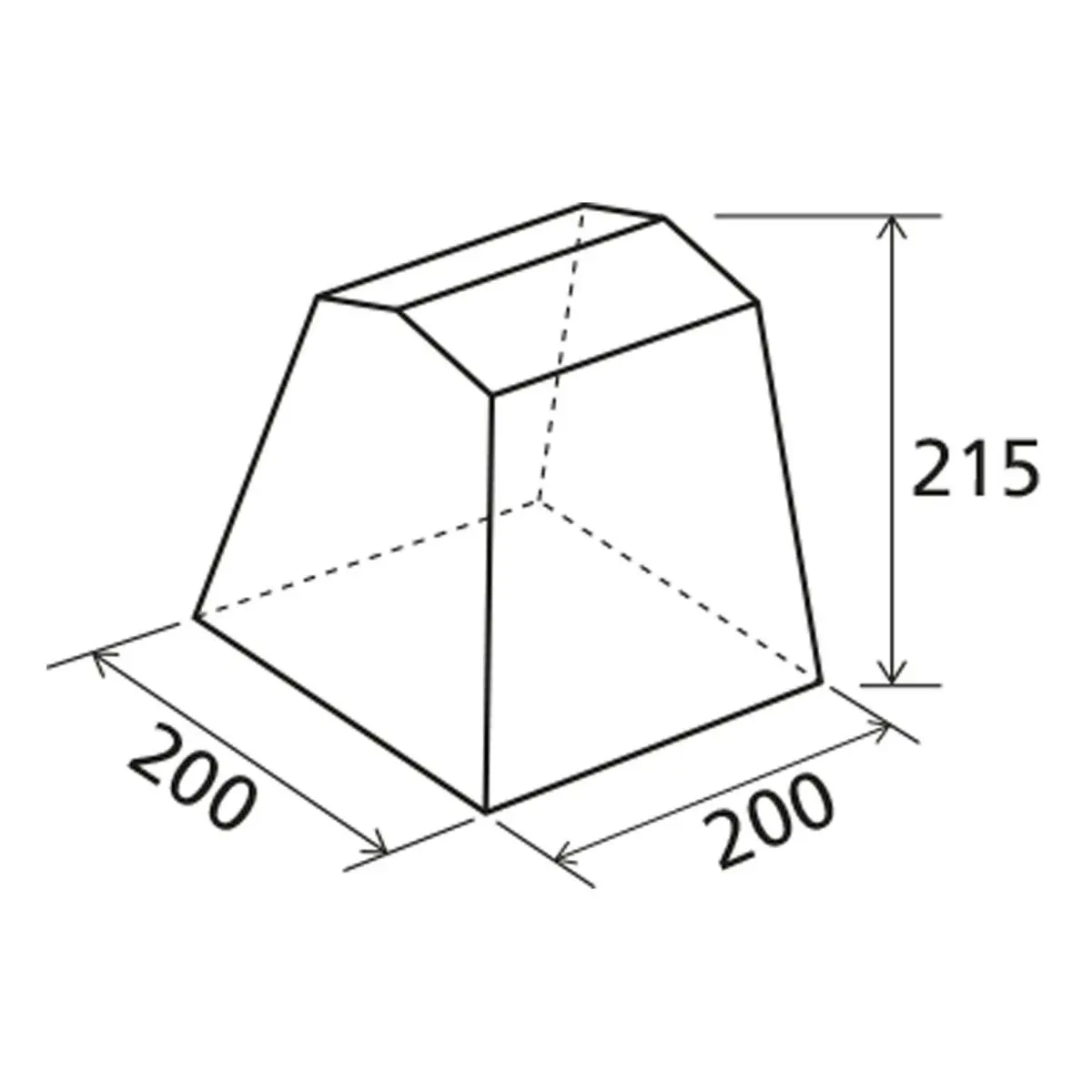 Kuchynský stan Gusto - 200 x 215 x 200 cm