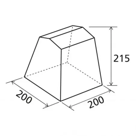 Kuchynský stan Gusto - 200 x 215 x 200 cm