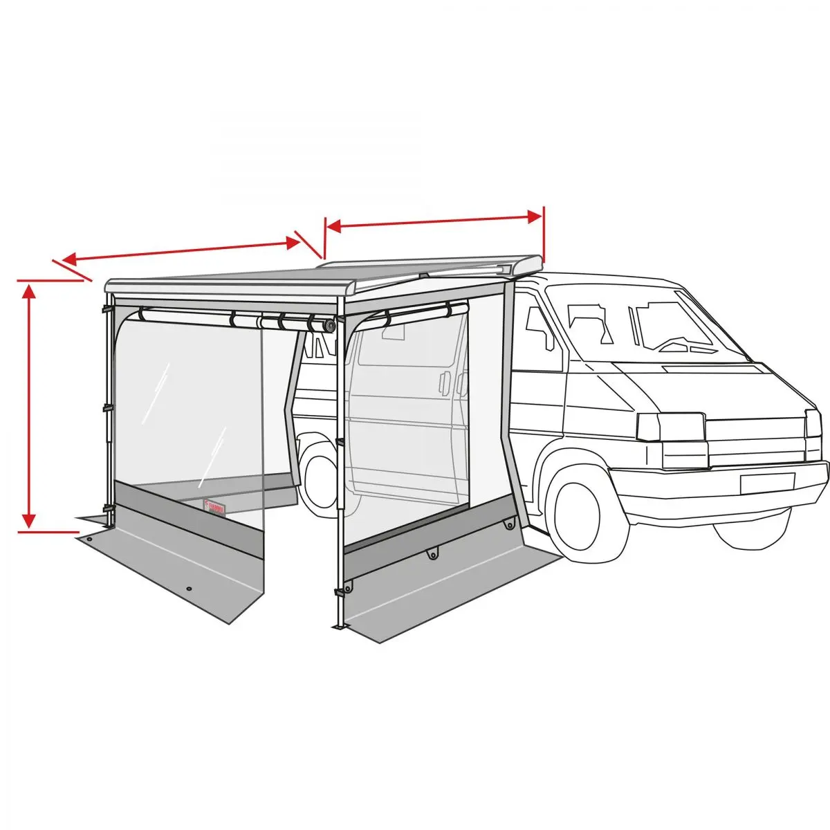 Markíza Fiamma Room Van Premium 270 - pre Fiamma F40