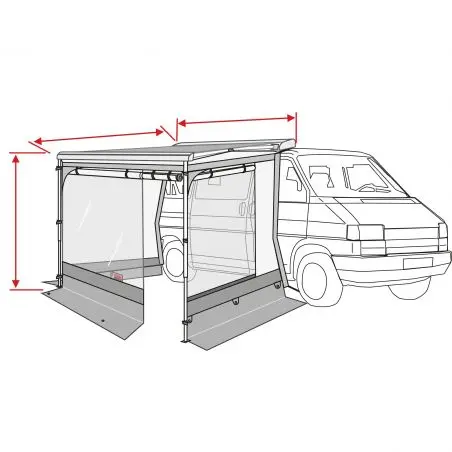 Markíza Fiamma Room Van Premium 270 - pre Fiamma F40