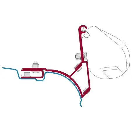 Kit VW T5/T6 Multivan/Transporter - Kit adaptor F35 Pro