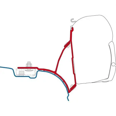 Kit VW T5 Transporter Multivan - Napellenző adapter F45