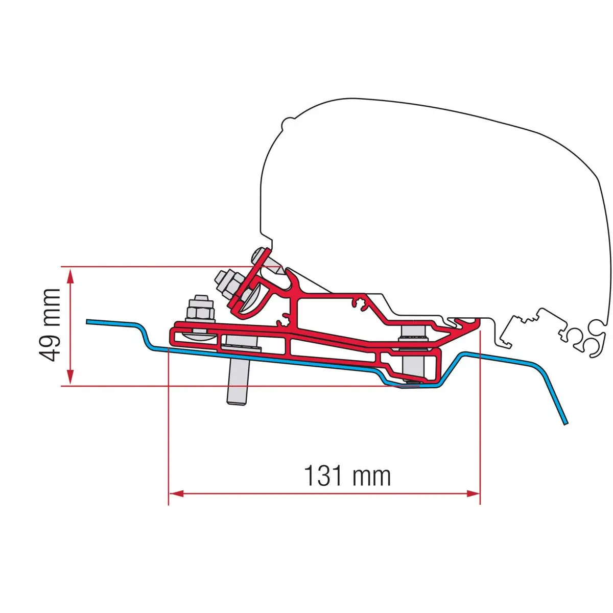 Adapter Ford Transit - H3 2014-től