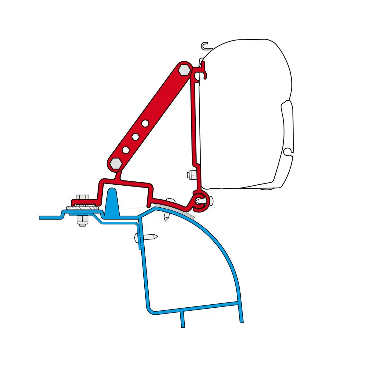 Súprava Renault Master H2 - adaptér pre markízu F45