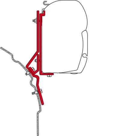 Kit VW T4 / VW T4 Emelőtető - Napellenző adapter F45