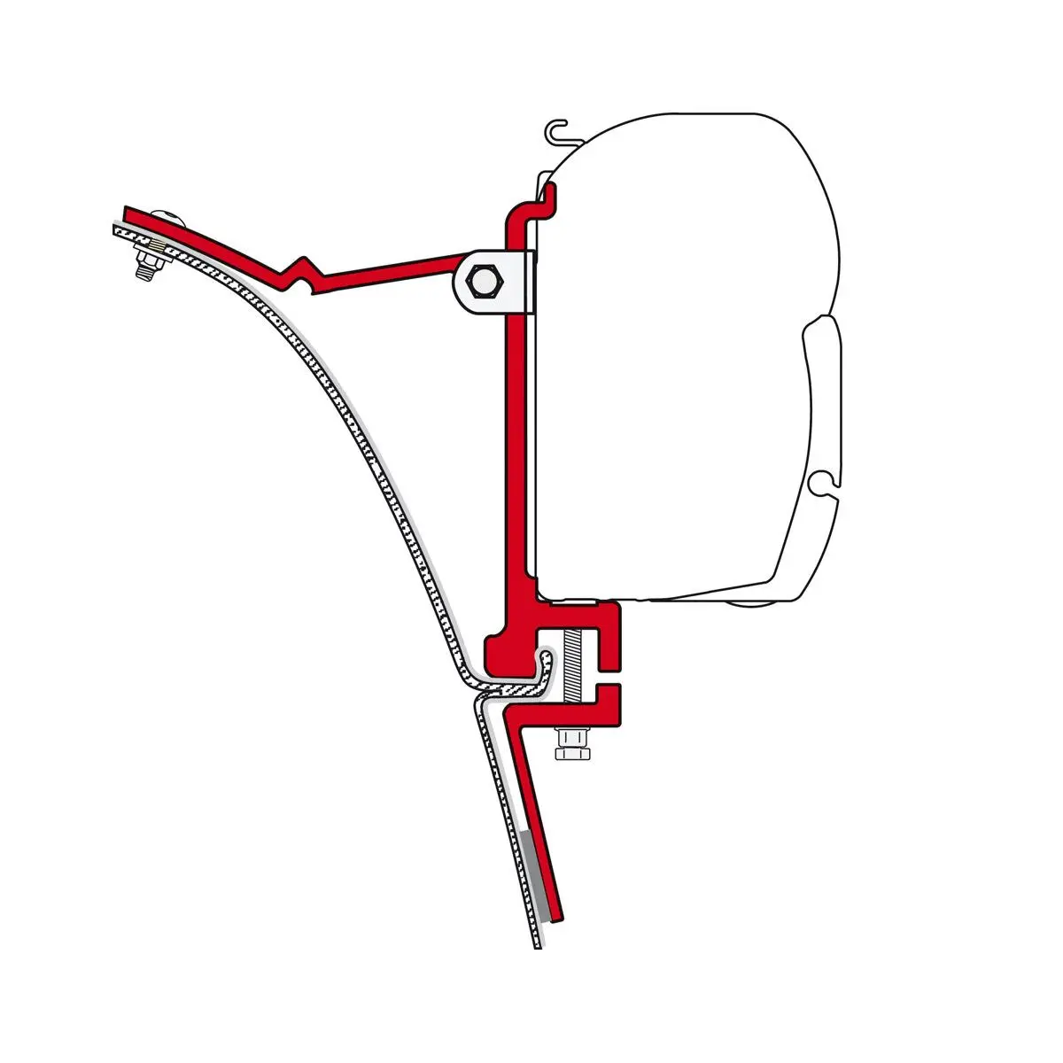 Kit furgonetă - adaptor copertine F45