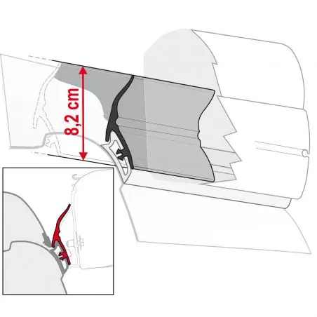Rain Guard tömítőszalag - T5/T6 California F35 Pro, F45 S