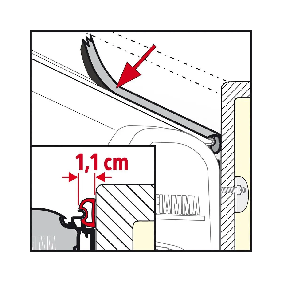 Banda de etanșare Rain Guard - S F45