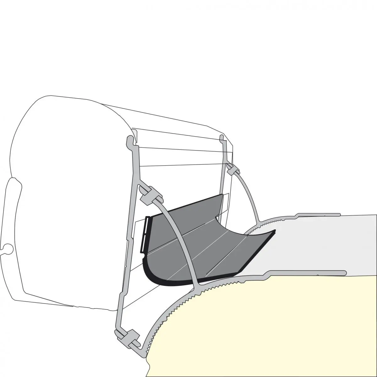 Tesniaca páska Rain Guard - Van F35 Pro, F45 S