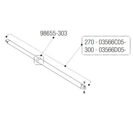 Tija de tensionare Rafter 300 - F35 Pro
