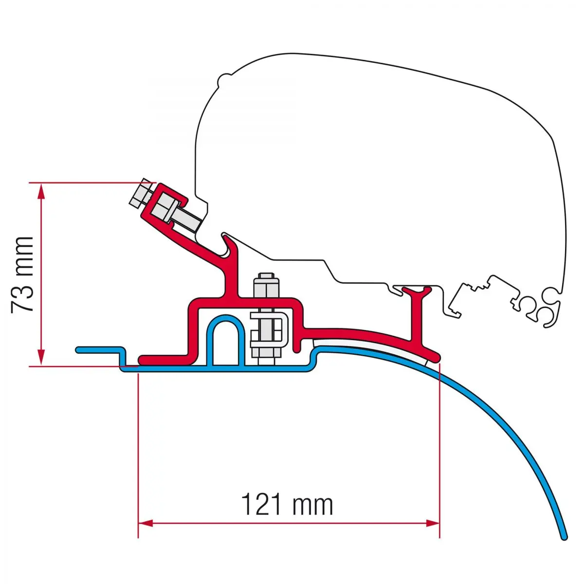Set Fiat Ducato - Adaptor F65
