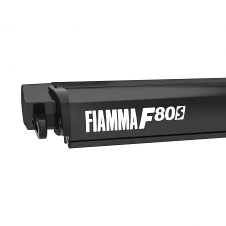 Fiammastore F80L 550 Deep Black - Farba tkaniny Royal Grey