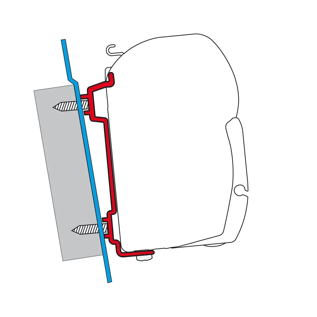 Ford Transit készlet (magas tető) - Napellenző adapter F45