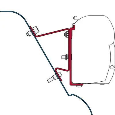 Kit Sprinter H3 - Napellenző adapter F45