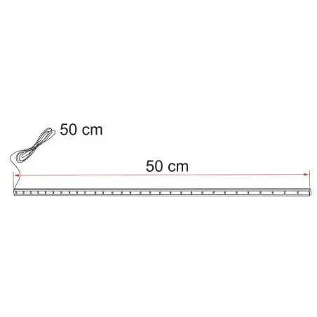 Bară de extensie - 50 cm pentru bară de lumină LED