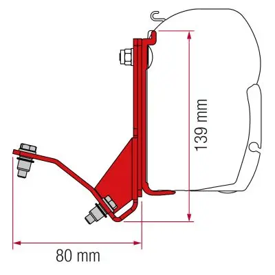 Kit Fiat Ducato Hymercar, Pssl H2 (acoperiș retractabil) - pentru F45