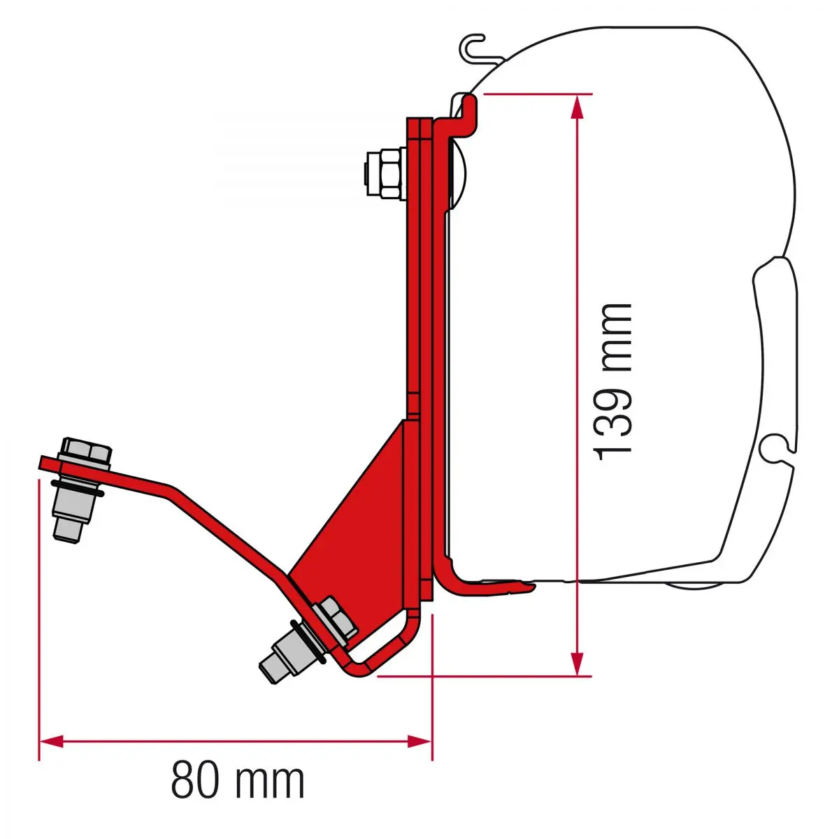 Kit Fiat Ducato Hymercar, Pssl H2 (felugró tető) - F45-höz