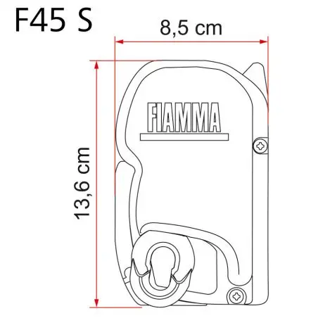 Fiammastore F45 - 550 Polar White, Royal Grey