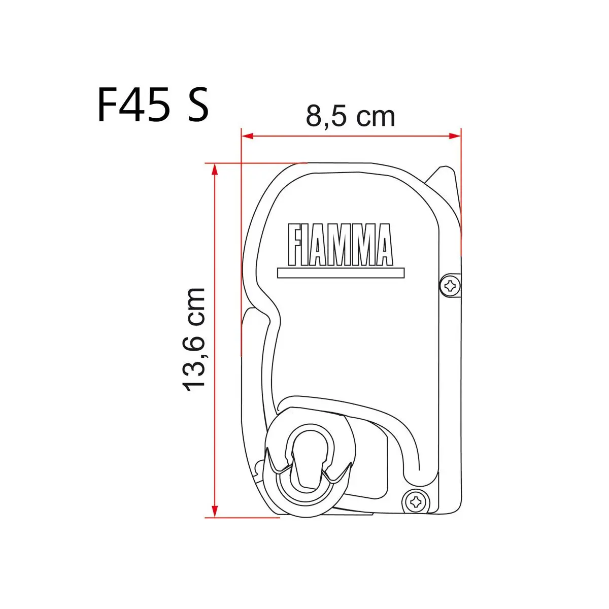 Fiammastore F45 - 550 Titanium, Royal Grey