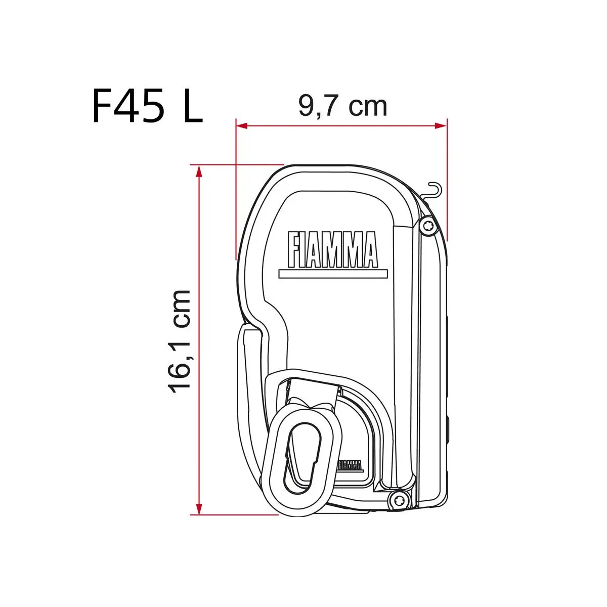 Fiammastore F45 - 425 Titanium, Royal Grey