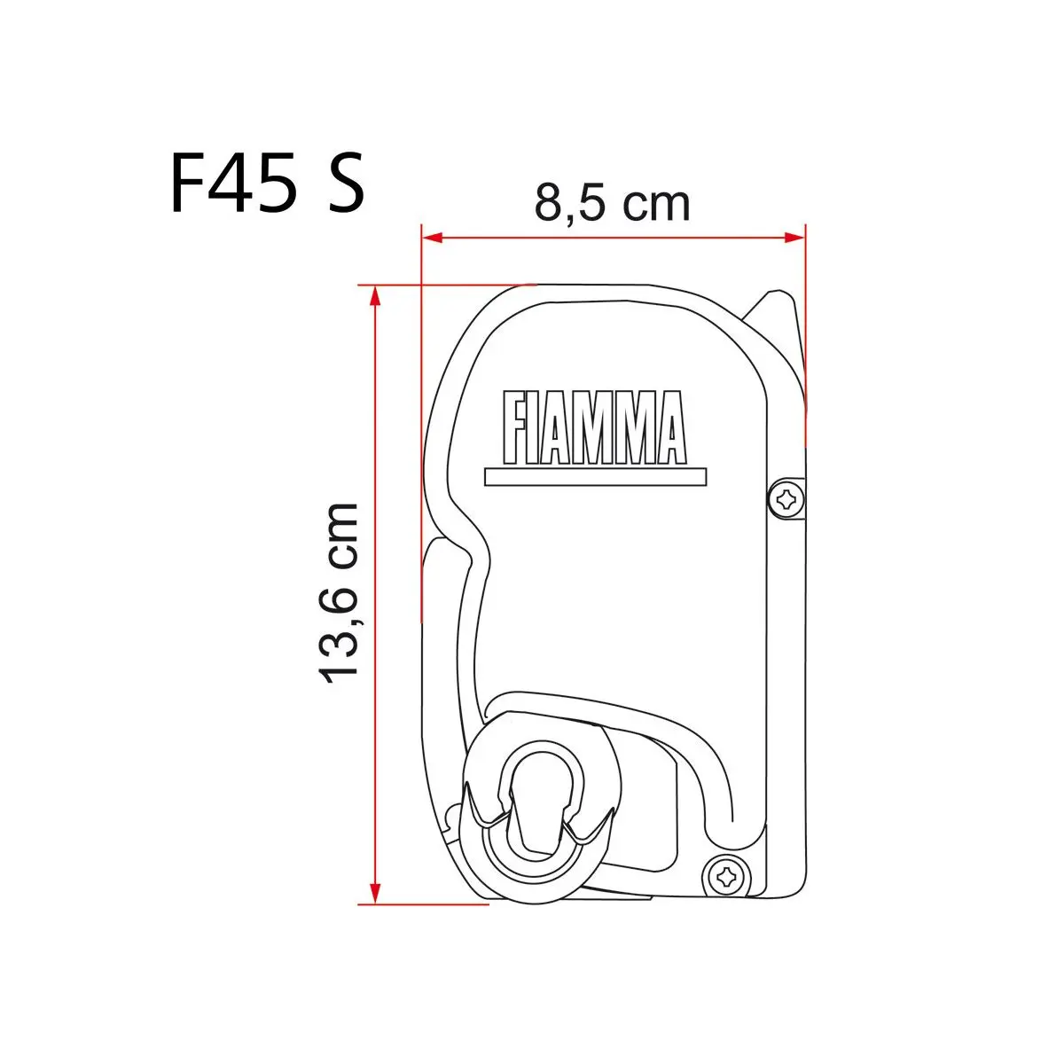 Fiammastore F45 - 425 Polar White, Royal Grey
