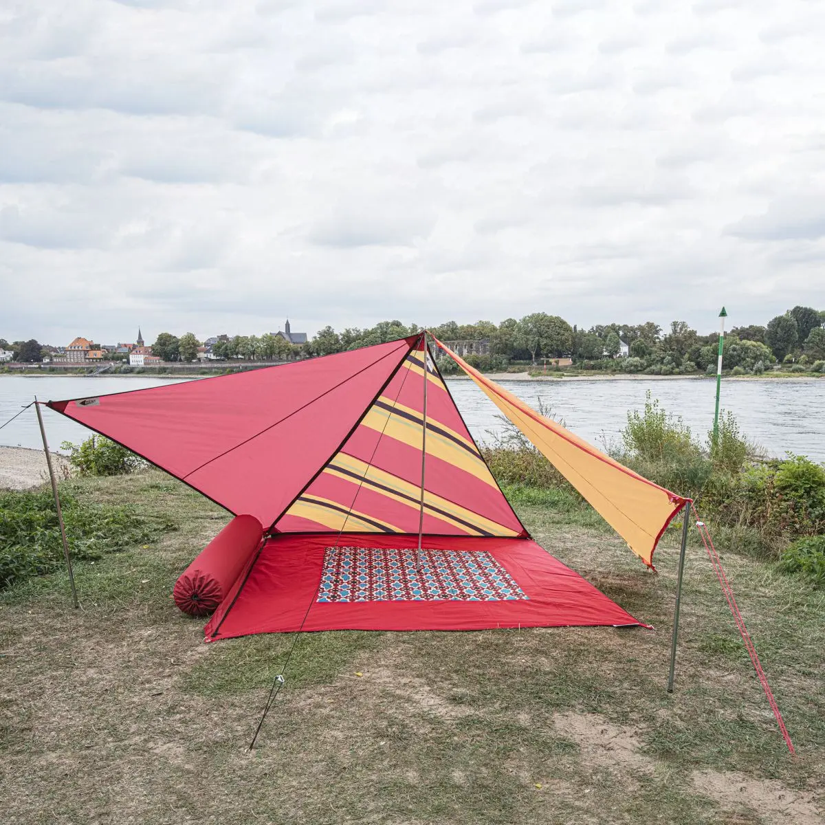 Awning Zip Canvas Oriental - cireș Barbados