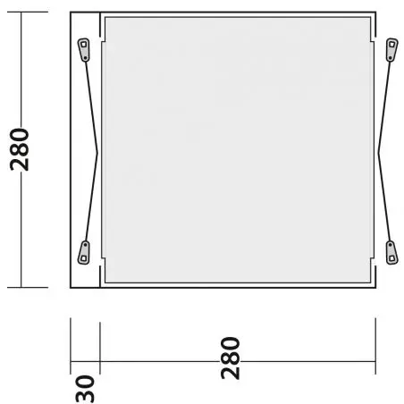 Markíza pre autobusy Fairfields - 290 x 210 x 290 cm